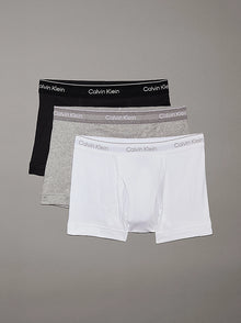  3 PACK COTTON CLASSIC TRUNK 4002 - BLACK/GREY HEATHER/WHITE (MP1)