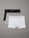 3 PACK COTTON CLASSIC TRUNK 4002 - BLACK/GREY HEATHER/WHITE (MP1)