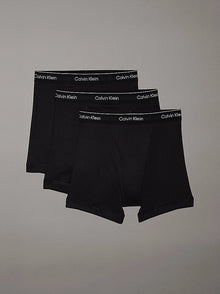  3 PACK COTTON CLASSIC BOXER BRIEF 4003 - TRIPLE BLACK WB (001)