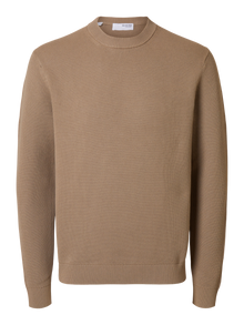  DANE STRUCTURE CREW KNIT GREIGE