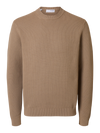 DANE STRUCTURE CREW KNIT GREIGE