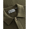 GUSTAVO SS KNITTED SHIRT SURPLUS GREEN