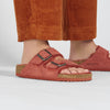 ARIZONA SHEARLING SIENNA RED