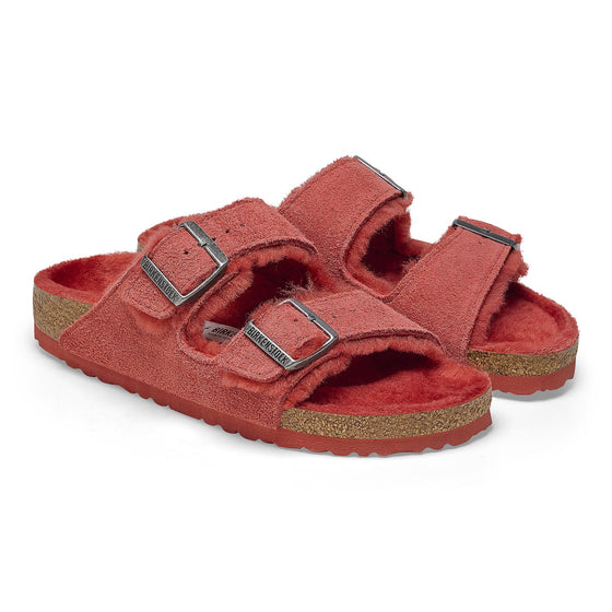 ARIZONA SHEARLING SIENNA RED