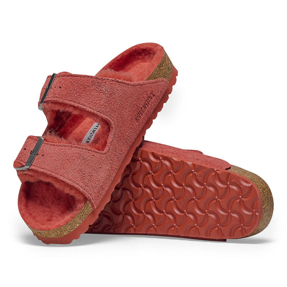 ARIZONA SHEARLING SIENNA RED