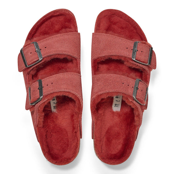 ARIZONA SHEARLING SIENNA RED