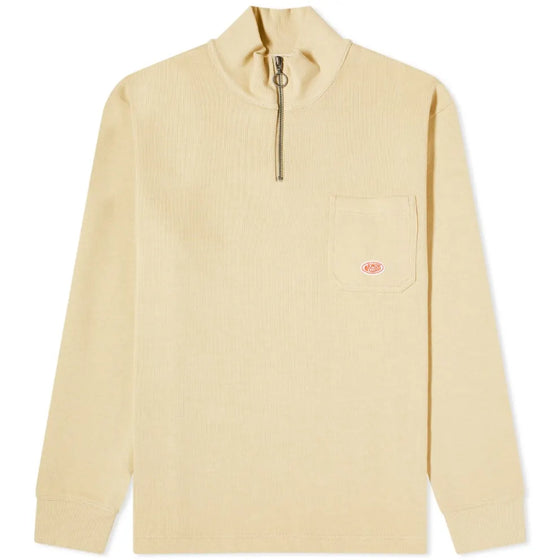 70711 1/2 ZIP SWEATSHIRT SANDSTONE