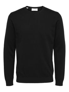  BERG LS CREW KNIT BLACK