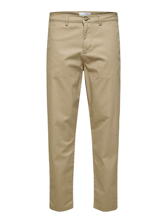 MILES SLIM TAPERED 172 STRETCH CHINO GREIGE