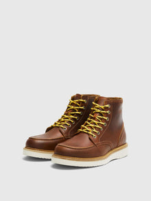  TEO LEATHER BOOT COGNAC