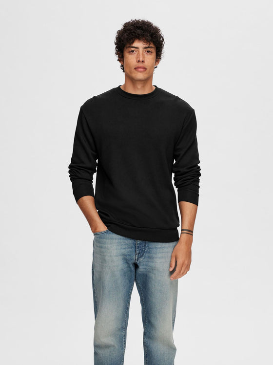 EMANUEL CREW SWEATSHIRT BLACK