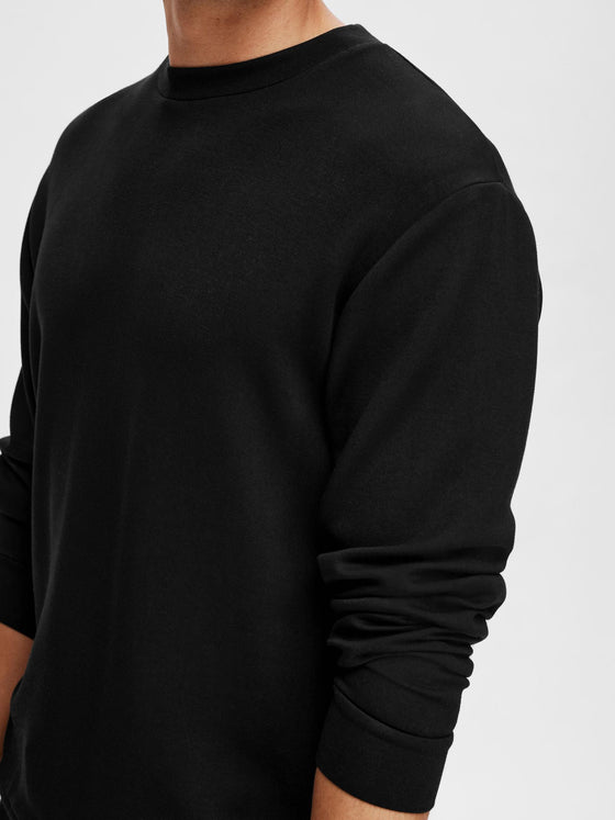 EMANUEL CREW SWEATSHIRT BLACK