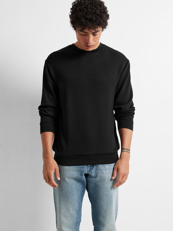 EMANUEL CREW SWEATSHIRT BLACK