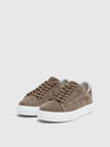 DAVID CHUNKY SUEDE TRAINER GRIEGE