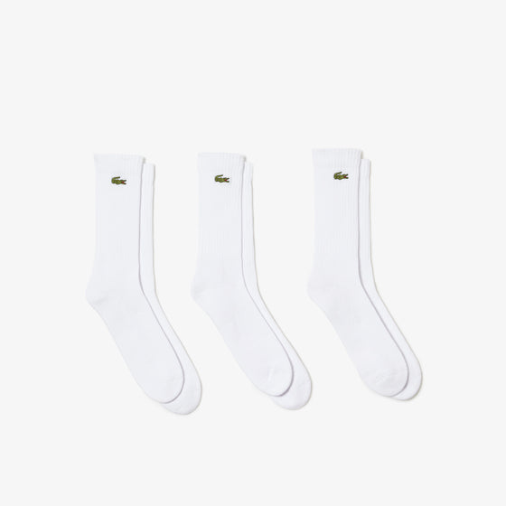 RA4182 3 PACK SPORTS SOCKS WHITE/WHITE/WHITE (Z92)