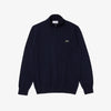 AH1980 COTTON 1/4 ZIP KNIT NAVY (166)