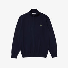  AH1980 COTTON 1/4 ZIP KNIT NAVY (166)