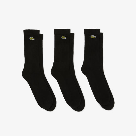 RA4182 3 PACK SPORTS SOCKS BLACK/BLACK/BLACK (BVM)