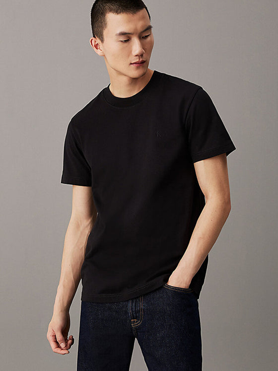 HEAVY JERSEY TONAL LOGO 6683 T-SHIRT BLACK (BEH)