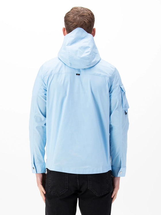 NEPAL HOODED JACKET SKY BLUE