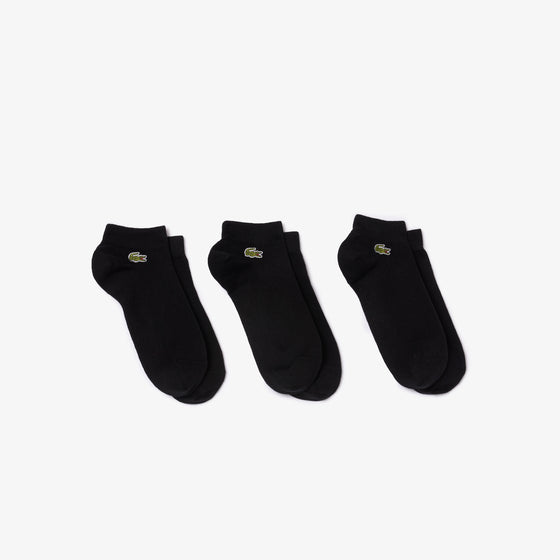 RA2917 3 PACK LOW SOCKS BLACK/BLACK (8VM)