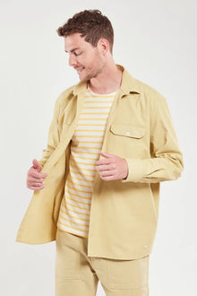  71634 TWILL OVERSHIRT PALE OLIVE (NBT)