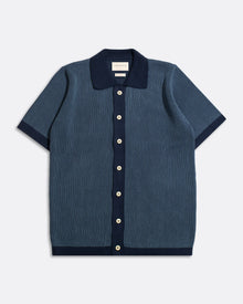  VELZY CARDI HELIO STRIPE  / NAVY IRIS