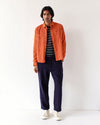 TWO POCKET CORDUROY SHIRT BURNT ORANGE