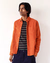 TWO POCKET CORDUROY SHIRT BURNT ORANGE