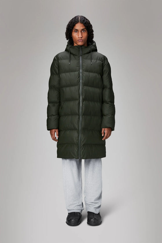 ALTA LONG PUFFER JACKET GREEN