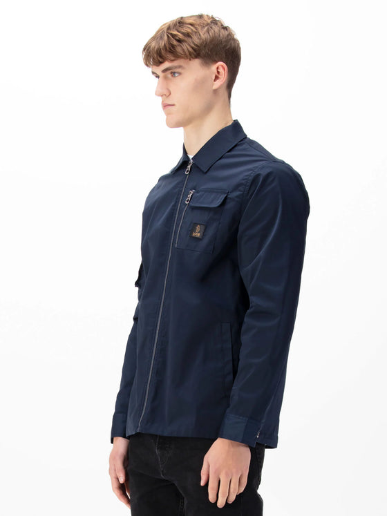 VIETNAM ZIP THROUGH JACKET NAVY