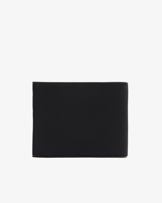 NH4419 PIQUE BILLFOLD WALLET BLACK