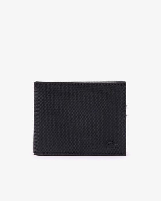 NH4419 PIQUE BILLFOLD WALLET BLACK