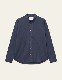  DESERT SOFT FLANNEL SHIRT DARK NAVY MELANGE