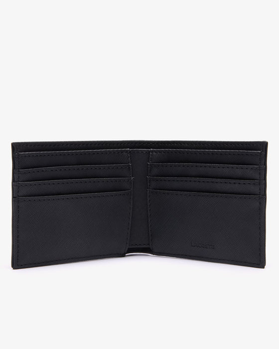 NH4419 PIQUE BILLFOLD WALLET BLACK