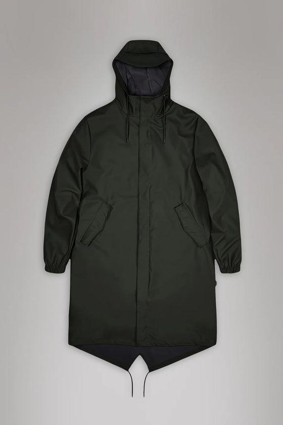 FISHTAIL LONG PARKA GREEN