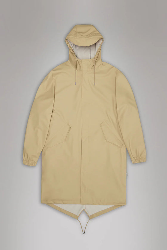 FISHTAIL LONG PARKA SAND