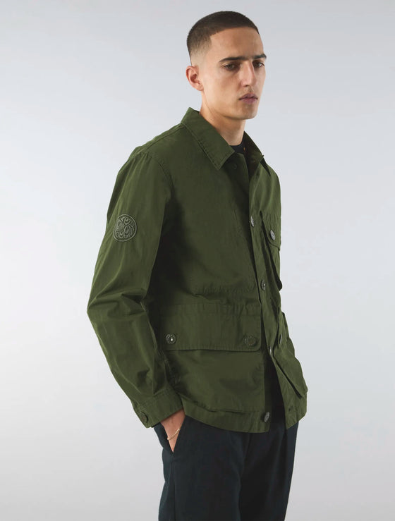 HEATHEN OVERSHIRT GREEN VR034