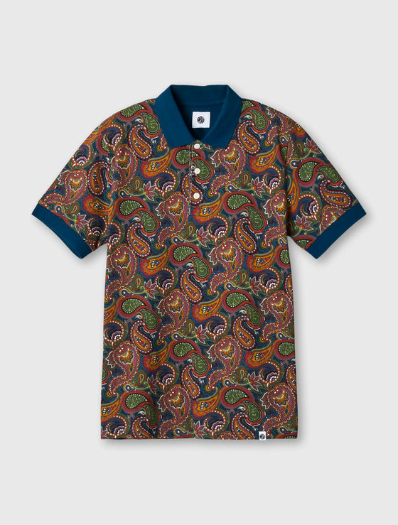 15TH ANNIVERSARY PAISLEY POLO MULTI