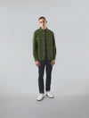 HEATHEN TEXTURE LS SHIRT GREEN T033