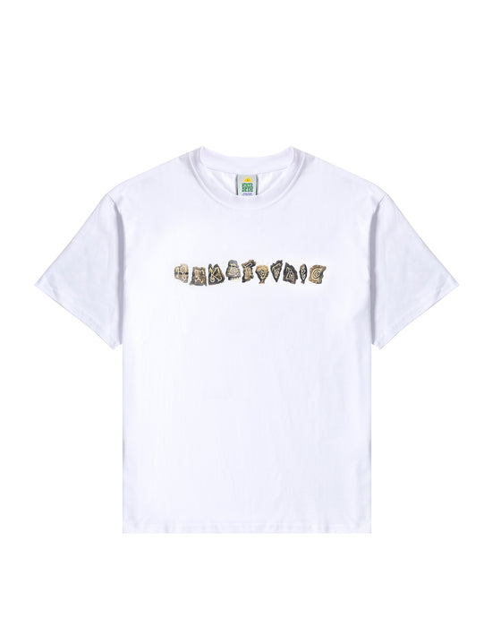 PETROGLYPH T-SHIRT WHITE