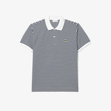  PH9753 STRIPED COTTON POLO SHIRT WHITE NAVY (522)