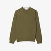 AH1985 COTTON CREW NECK KNIT KHAKI (BMY)