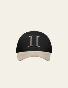  BASEBALL CAP SUEDE II BLACK / DARK SAND