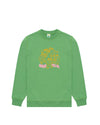 KAERU EMBROIDERED SWEATSHIRT FERN GREEN