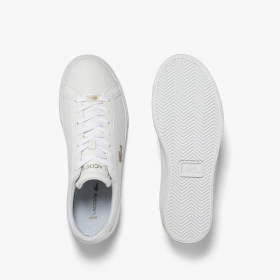 LEROND PRO LEATHER TRAINERS WHITE