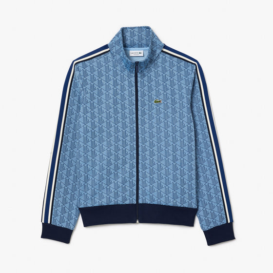 SH1368 PARIS ZIP-UP JACQUARD TRACK JACKET BLUE (I8K)