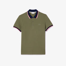  PH3461 REGULAR FIT CONTRAST COLLAR POLO KHAKI (BMY)