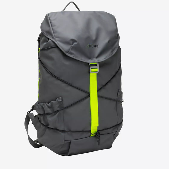 34002 WHARFE FLAP OVER  BACKPACK GREY NEON 22L