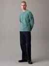 BADGE SLEEVE CREW NECK SWEATSHIRT NORTH ATLANTIC (CH2)